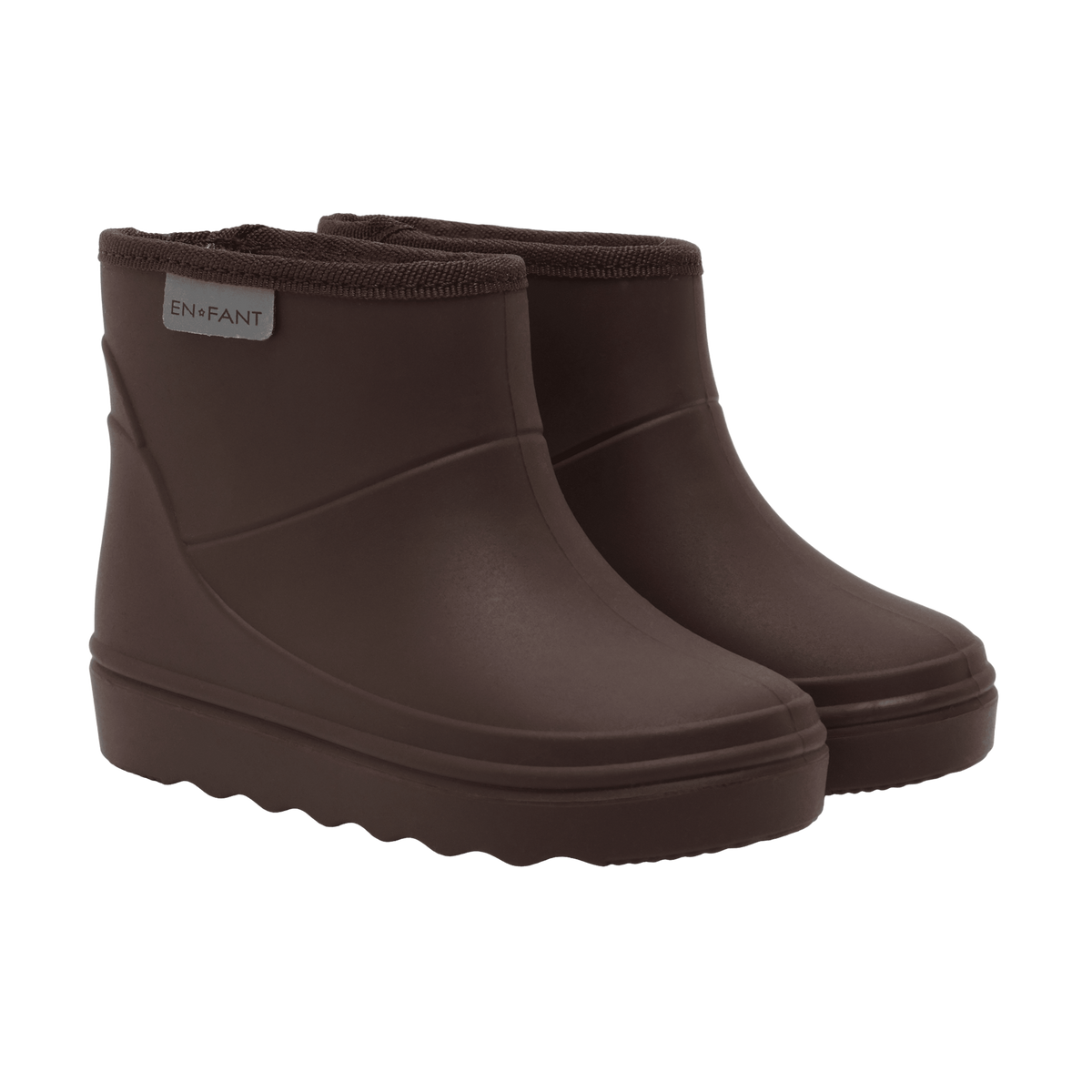 En Fant - Thermoboot Short – Coffee Bean | Comfortabele & Waterdichte Kinder Regenlaarzen