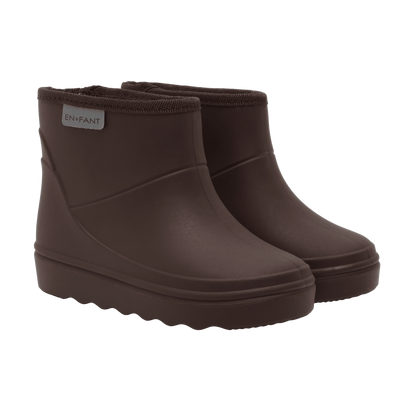 En Fant - Thermoboot Short – Coffee Bean | Comfortabele & Waterdichte Kinder Regenlaarzen
