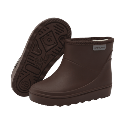 En Fant - Thermoboot Short – Coffee Bean | Comfortabele & Waterdichte Kinder Regenlaarzen
