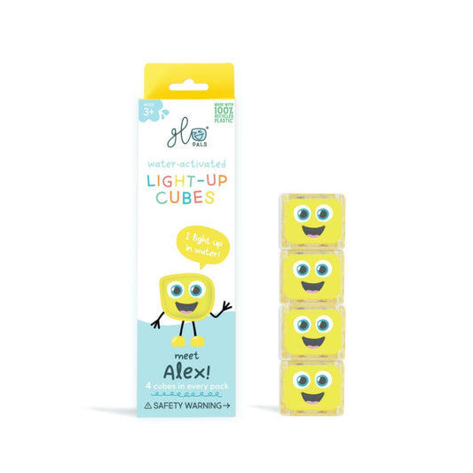 Glo Pals - Alex Pal Light-Up Cubes (lichtgevend badspeelgoed)