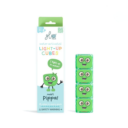 Glo Pals - Pippa Pal Light-Up Cubes (lichtgevend badspeelgoed)