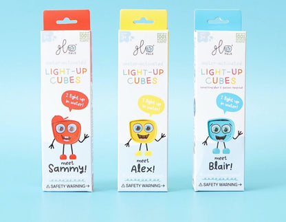Glo Pals - Sammy Pal Light-Up Cubes (lichtgevend badspeelgoed)