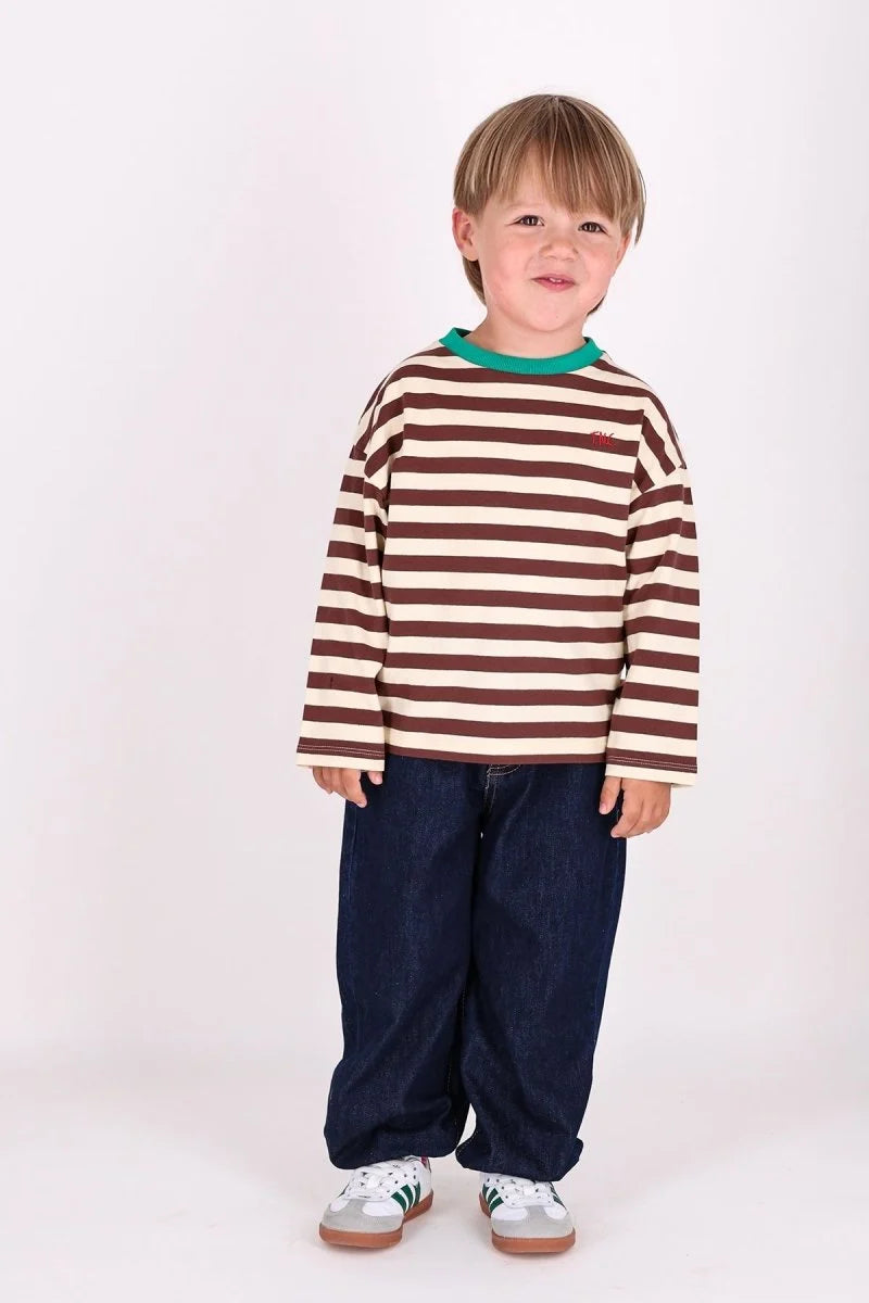 The New Chapter - Lou Longsleeve | Brownstone Stripes
