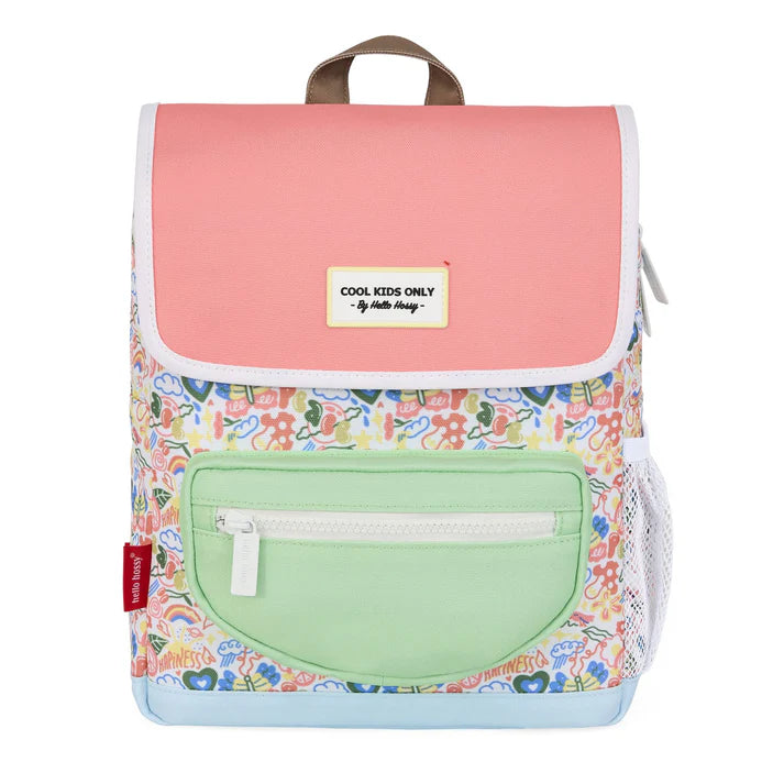 Hello Hossy - Kinderrugzak “Happiness” met bloemmotief