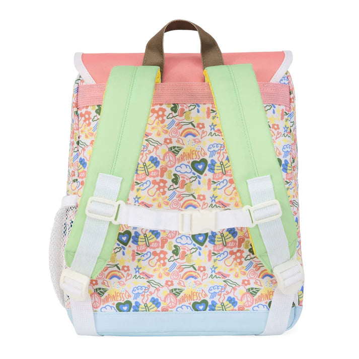 Hello Hossy - Kinderrugzak “Happiness” met bloemmotief