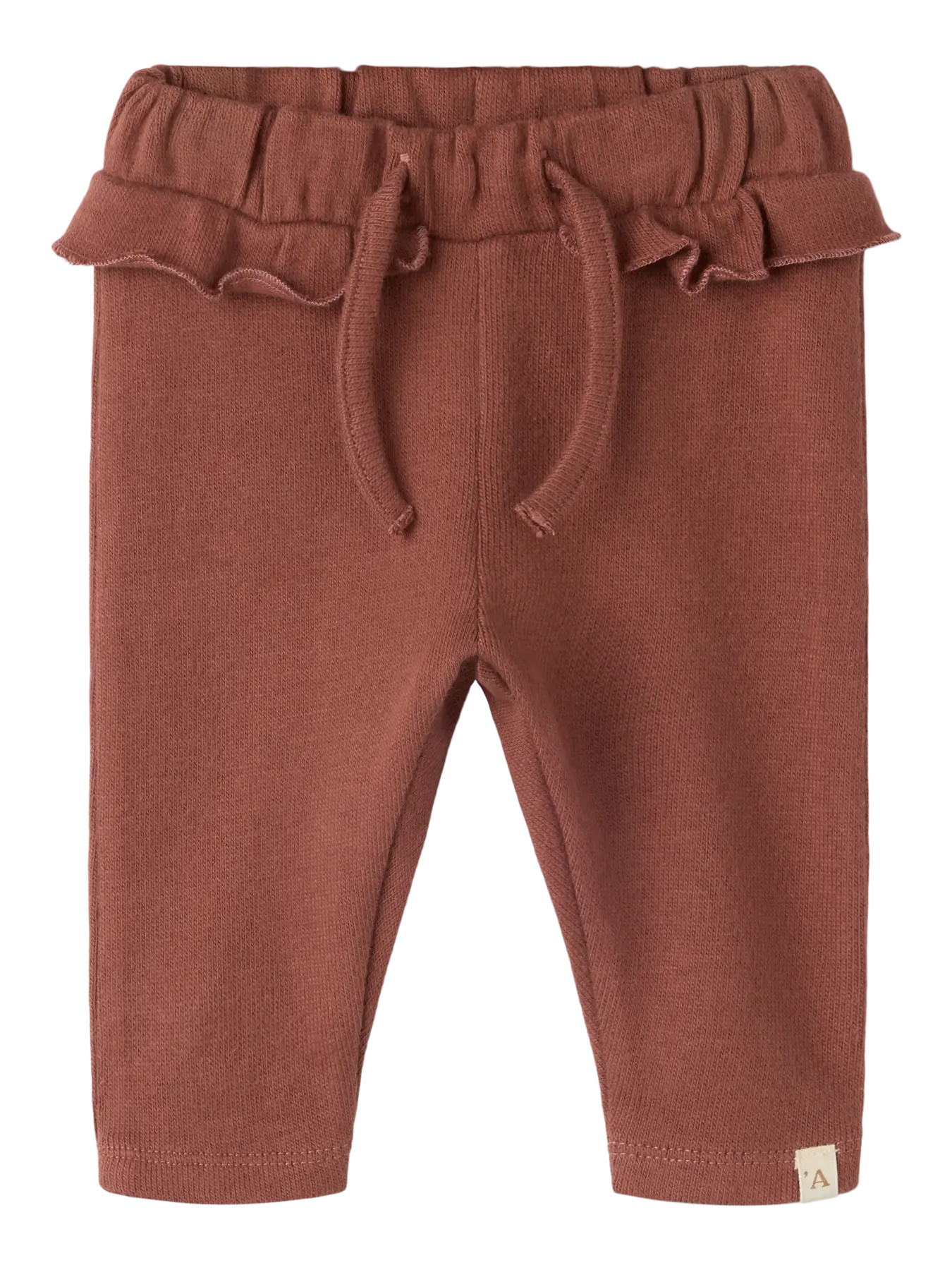 Lil' Atelier - Ruffle Broek | Mocha Mousse