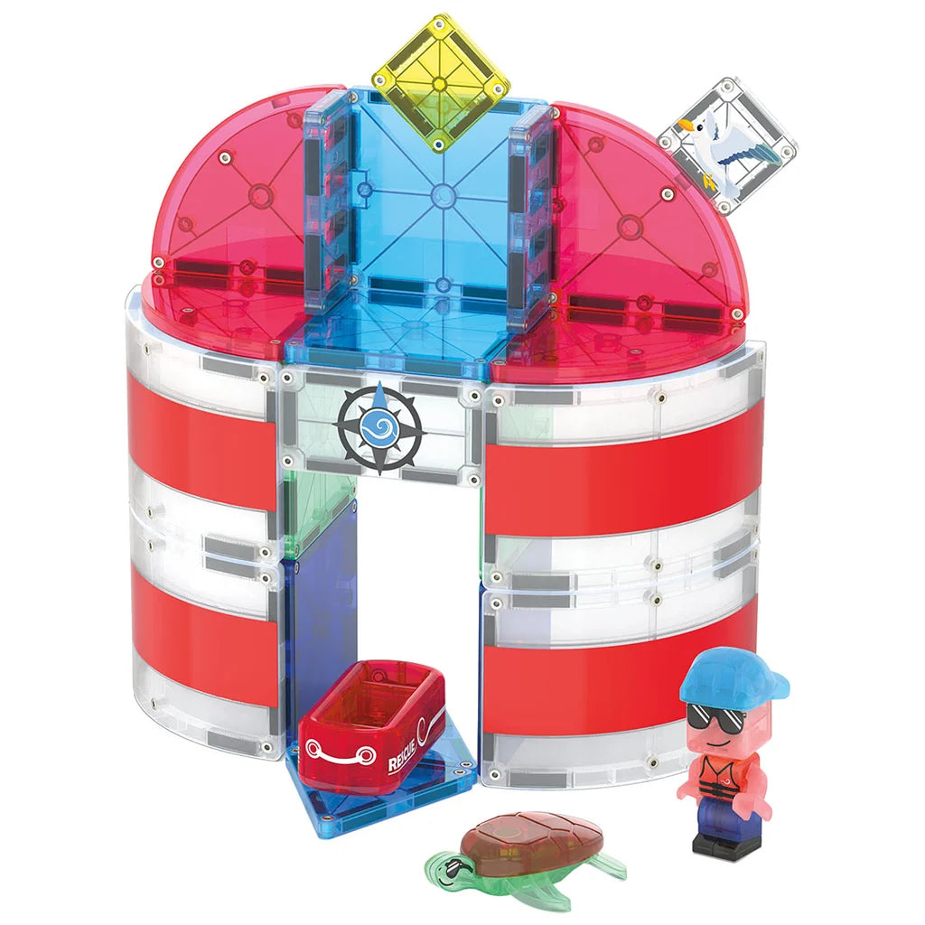 Magna-Tiles - Lighthouse Rescue | Magnetische Bouwset 26 Stuks