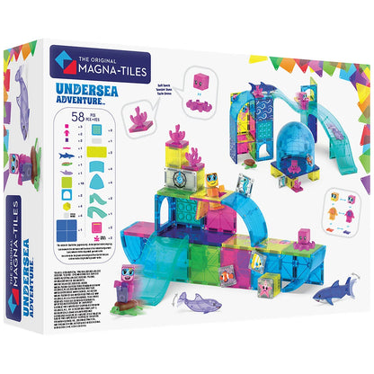 Magna-Tiles - Undersea Adventure | 58 Piece Set