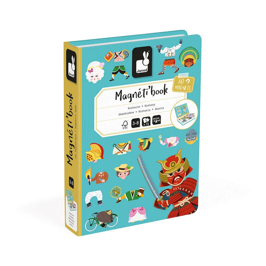 Janod - Magneti'Book Geschiedenis | Magnetisch Speelboek
