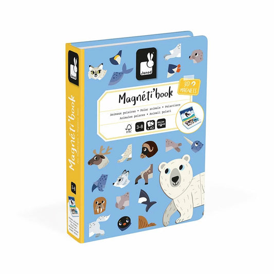 Janod -  Magneti'Book Pooldieren | Magnetisch Speelboek