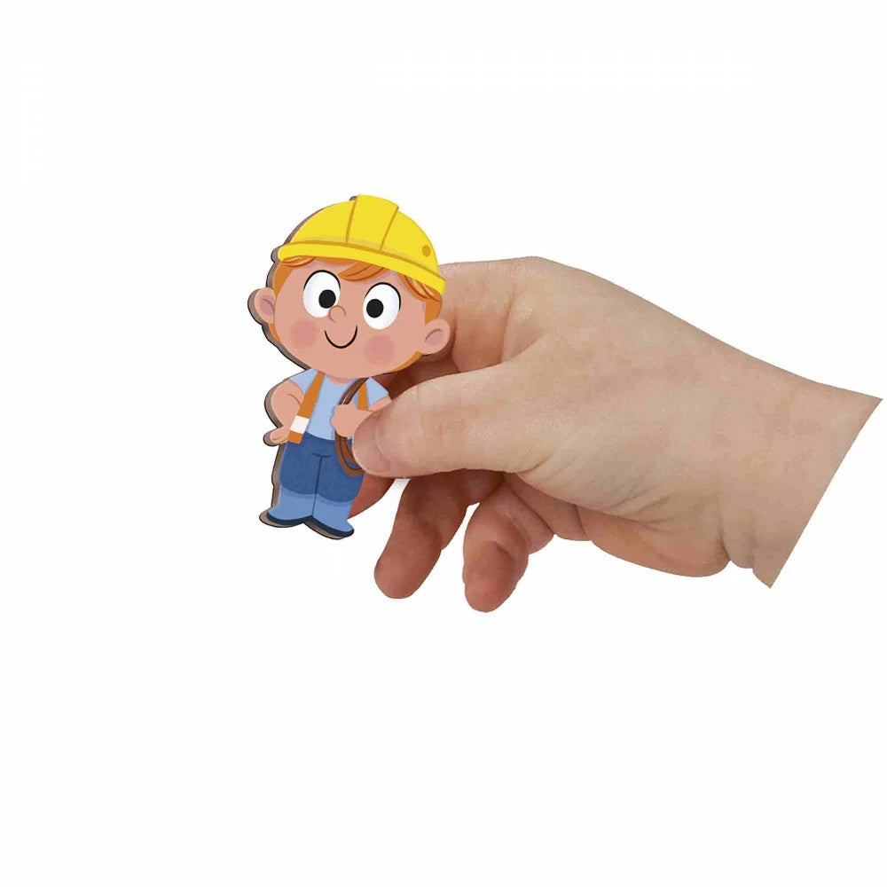 Janod - Magneti Stories De Bouwplaats