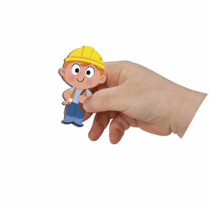 Janod - Magneti Stories De Bouwplaats