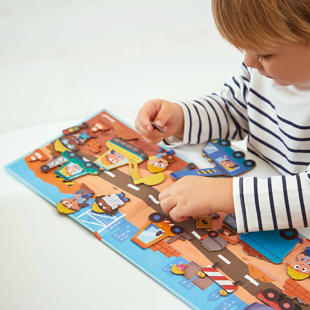 Janod - Magneti Stories De Bouwplaats