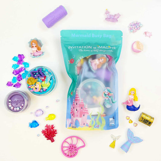 Invitation to Imagine - Mermaid Busy Bag | Sensory Play Kit
