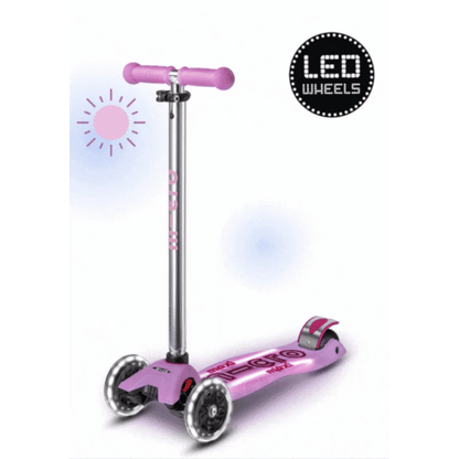 Micro Step - Maxi Micro Step 3-Wiel Kinderstep Deluxe Glow LED Plus – Paars