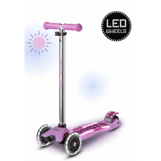 Micro Step - Maxi Micro Step 3-Wiel Kinderstep Deluxe Glow LED Plus – Paars