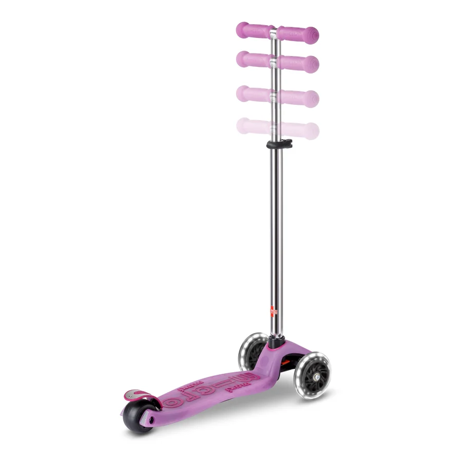Micro Step - Maxi Micro Step 3-Wiel Kinderstep Deluxe Glow LED Plus – Paars