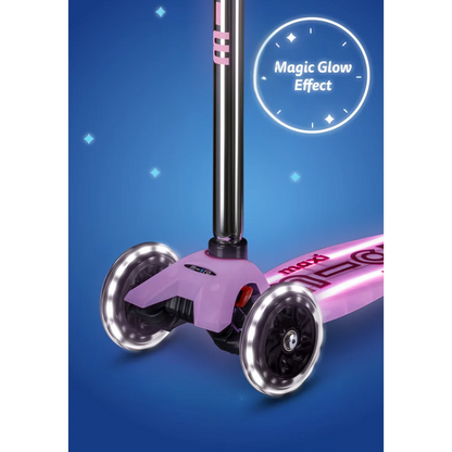 Micro Step - Maxi Micro Step 3-Wiel Kinderstep Deluxe Glow LED Plus – Paars