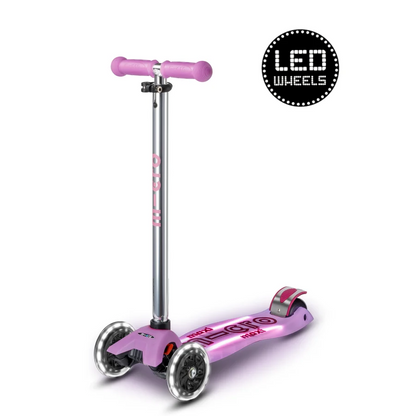 Micro Step - Maxi Micro Step 3-Wiel Kinderstep Deluxe Glow LED Plus – Paars