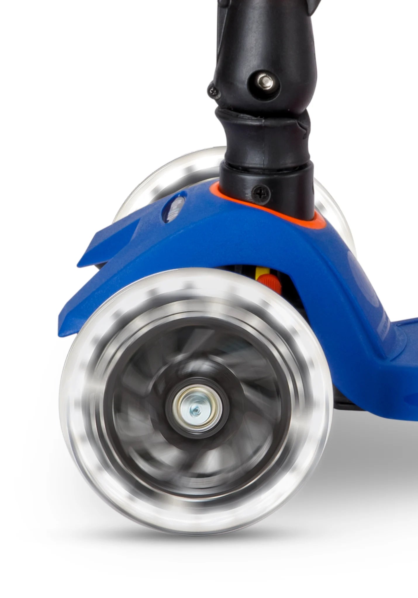 Micro Step - Maxi Micro Deluxe Inklapbaar LED - 3-Wiel Kinderstep | Blue Orange Neon