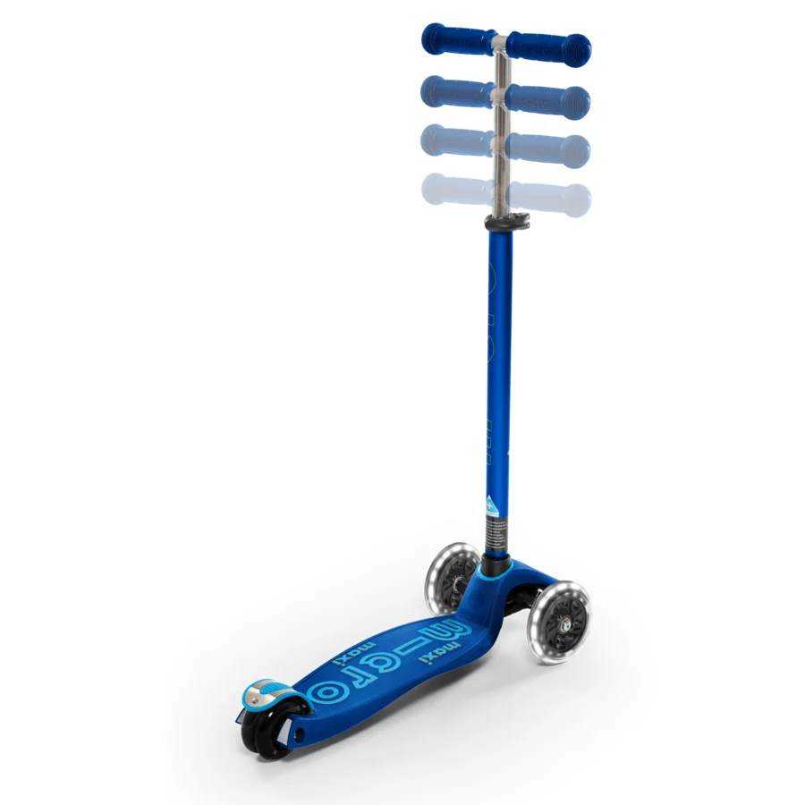 Micro Step - Maxi Micro Step 3-Wiel Kinderstep Deluxe LED Donkerblauw