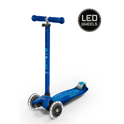 Micro Step - Maxi Micro Step 3-Wiel Kinderstep Deluxe LED Donkerblauw