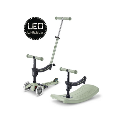 Micro Step - Mini Micro 6in1 Rock & Go LED | Groen