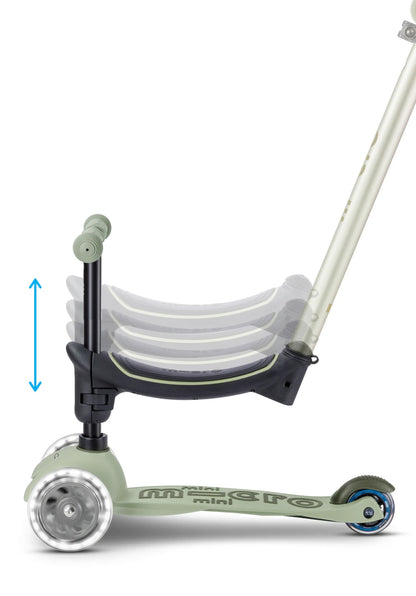 Micro Step - Mini Micro 6in1 Rock & Go LED | Groen