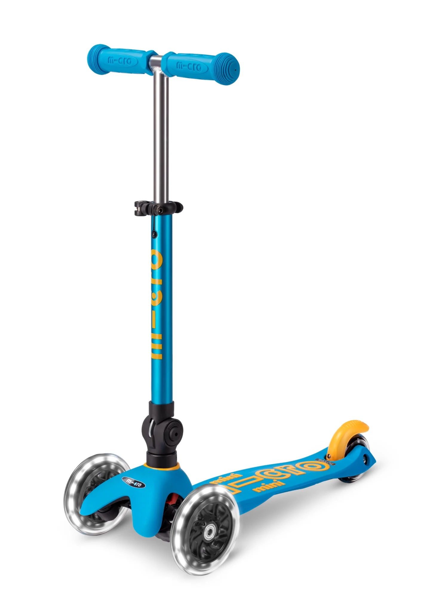 Micro Step - Mini Micro Step 3-Wiel Kinderstep Deluxe inklapbaar LED Ocean Blue