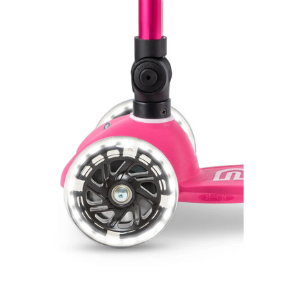Micro Step - Mini Micro Step 3-Wiel Kinderstep Deluxe inklapbaar LED Roze
