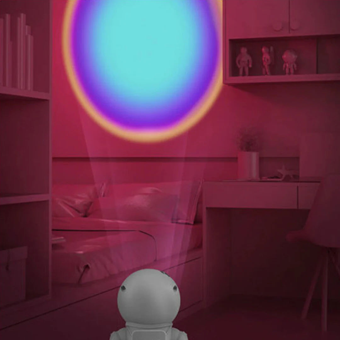 MOB - Nachtlampje Astronaut AstroLight Rainbow Projector