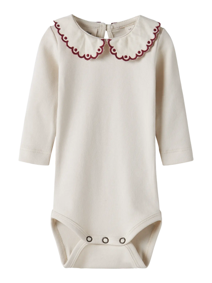 Lil' Atelier - Fundo Lia Romper met Kraag | Turtledove Biking Red