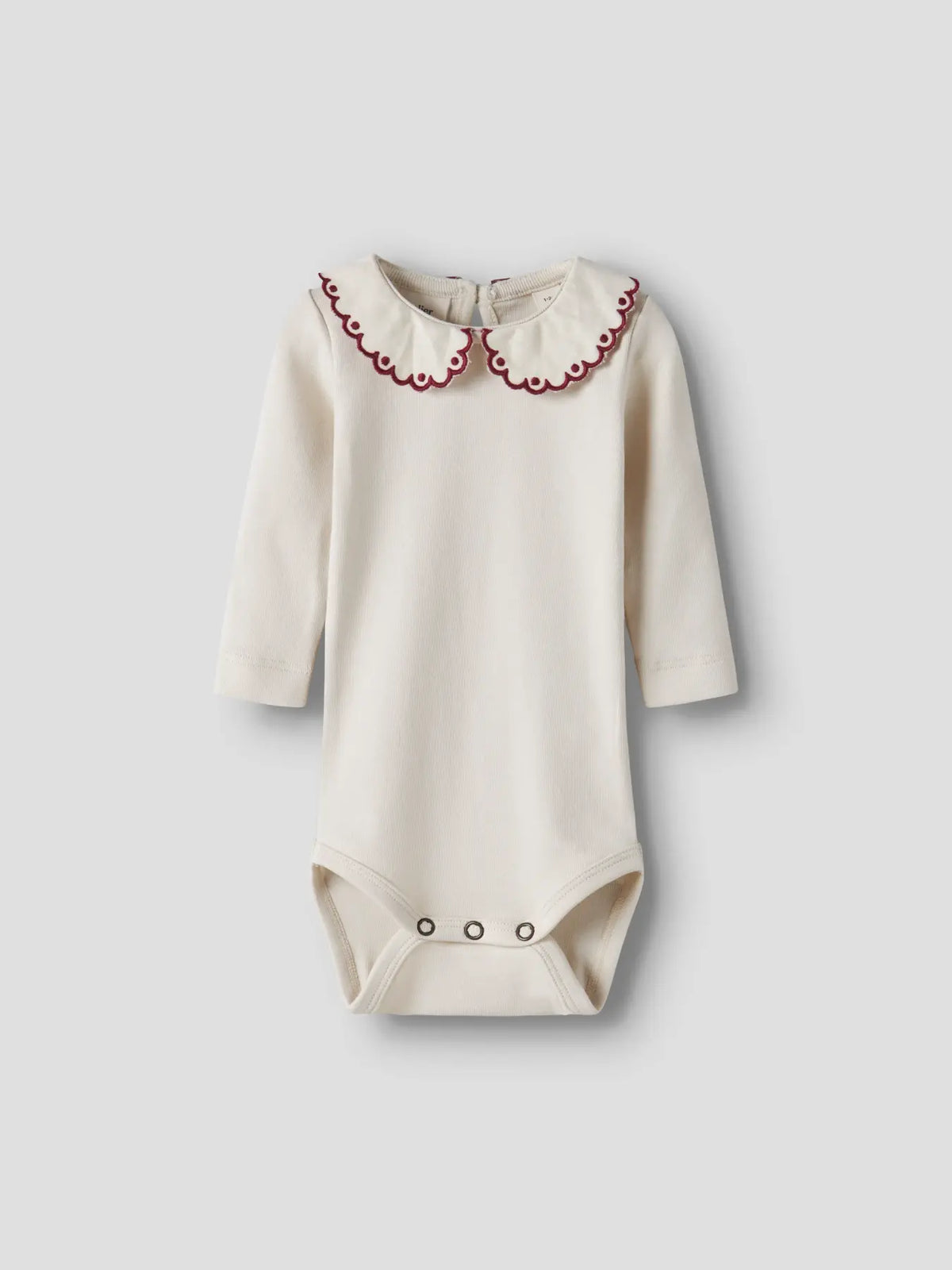 Lil' Atelier - Fundo Lia Romper met Kraag | Turtledove Biking Red