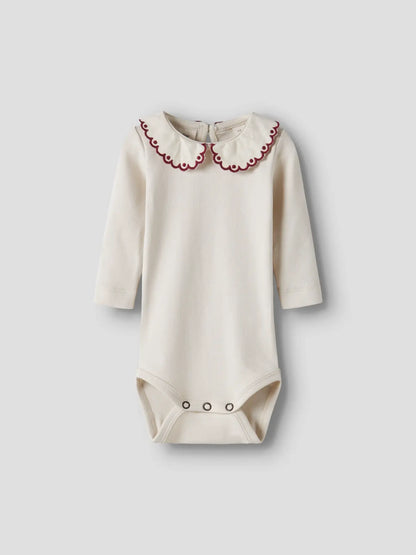 Lil' Atelier - Fundo Lia Romper met Kraag | Turtledove Biking Red