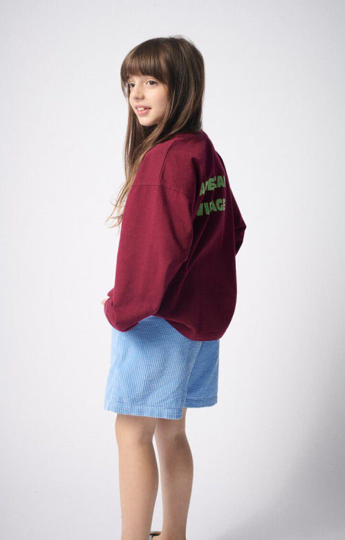 American Vintage - Fizvalley Longsleeve Bordeaux Vintage