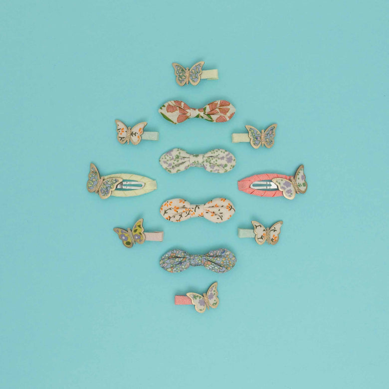 Mimi & Lula – Floral Butterfly Mini Clips