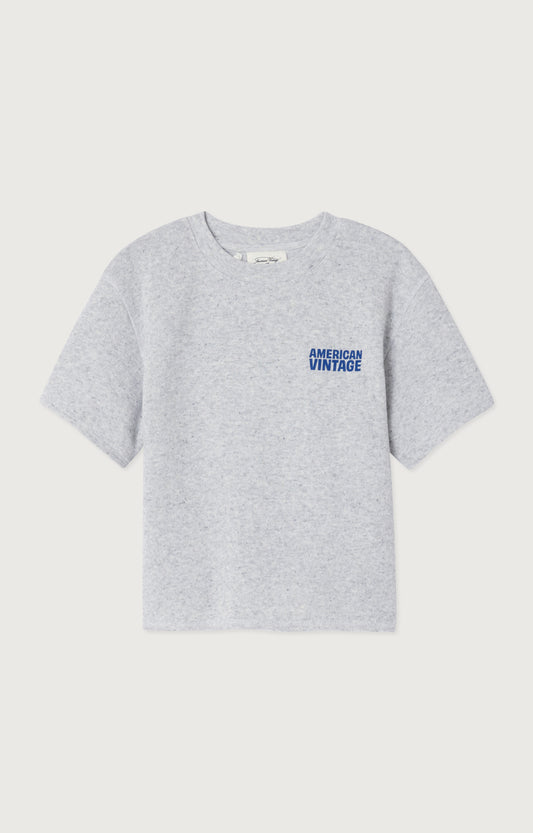 American Vintage - Kids t-shirt Evona | MELANGE LIGHT GREY