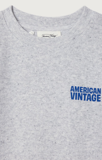 American Vintage - Kids t-shirt Evona | MELANGE LIGHT GREY