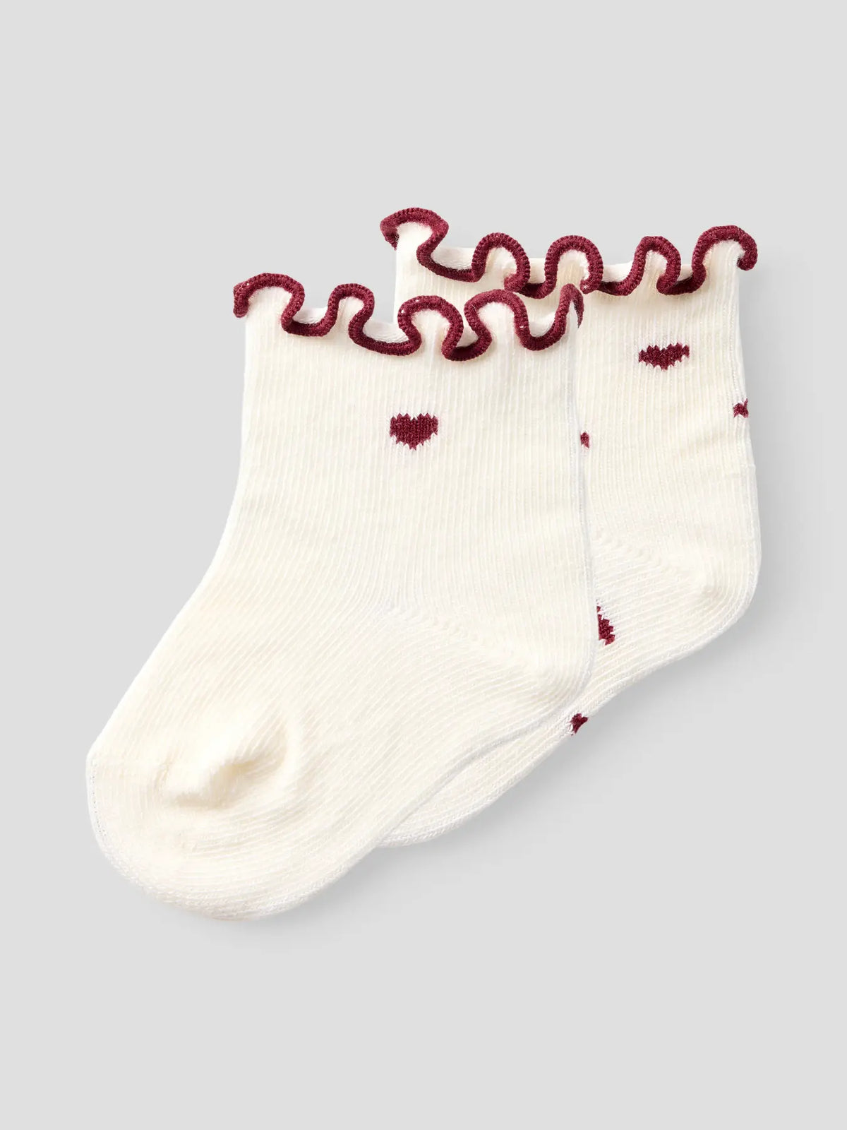 Lil' Atelier - Rosita 2-Pack Babysokken | Turtledove Hearts