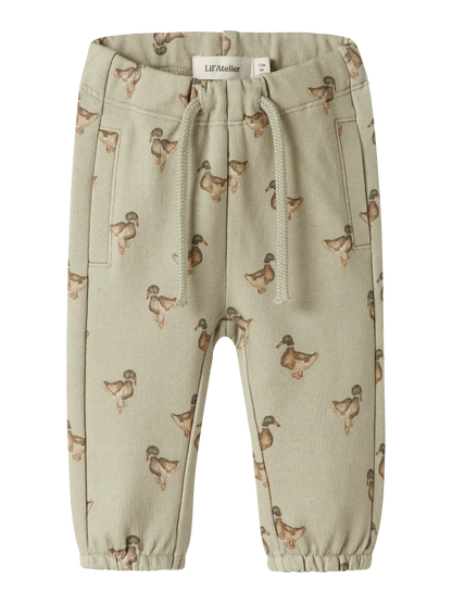 Lil' Atelier - Sweatbroek met Eendenprint | Gerecycled Katoen