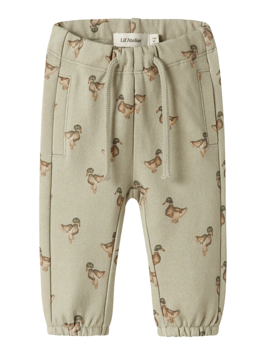 Lil' Atelier - Sweatbroek met Eendenprint | Gerecycled Katoen