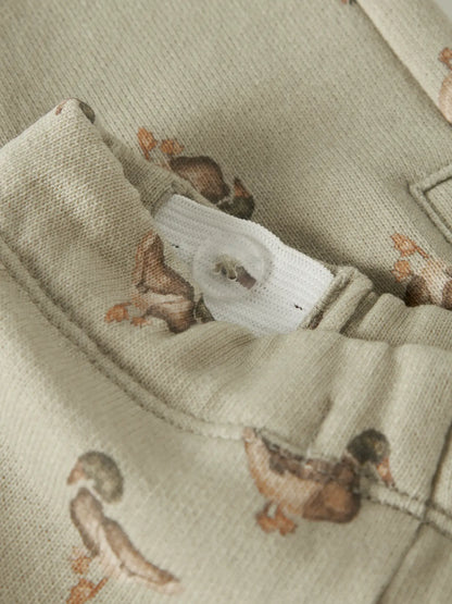 Lil' Atelier - Sweatbroek met Eendenprint | Gerecycled Katoen