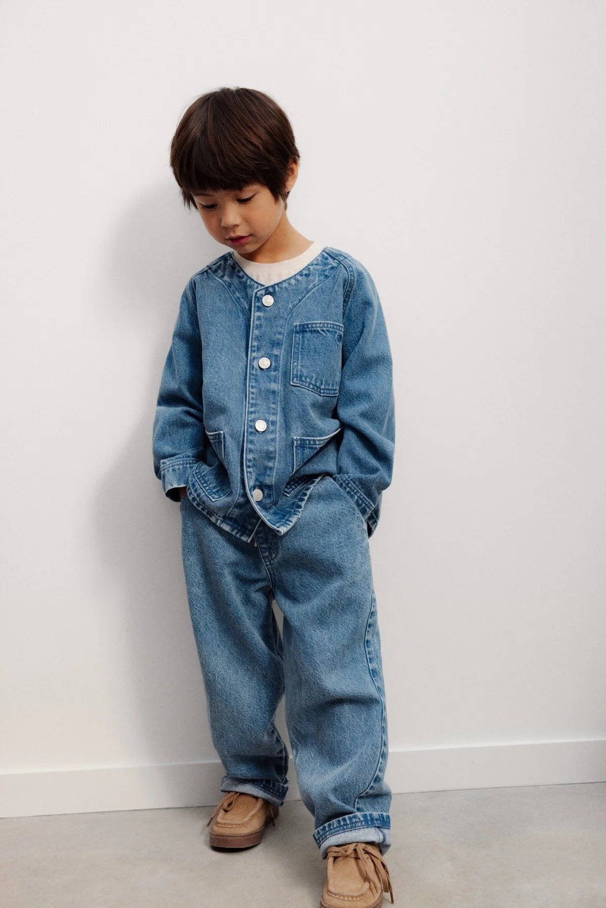The New Society - Ridge Denim Trouser | Denim
