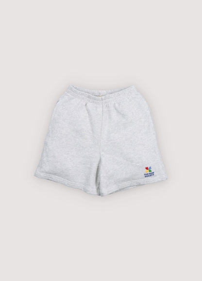 The New Society - TNS Logo Short Light Grey Melange