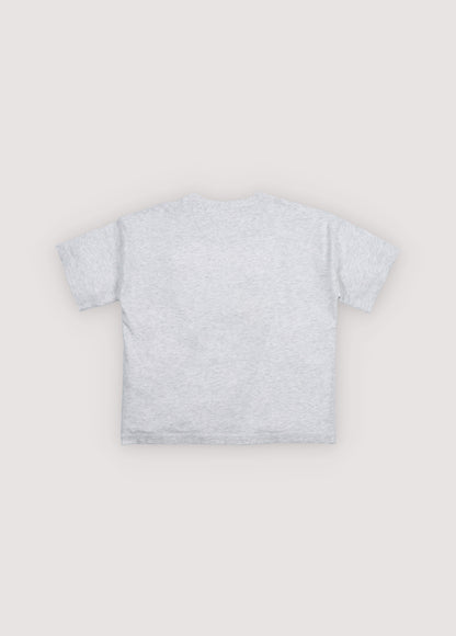 The New Society - TNS Logo T-Shirt Light Grey Melange