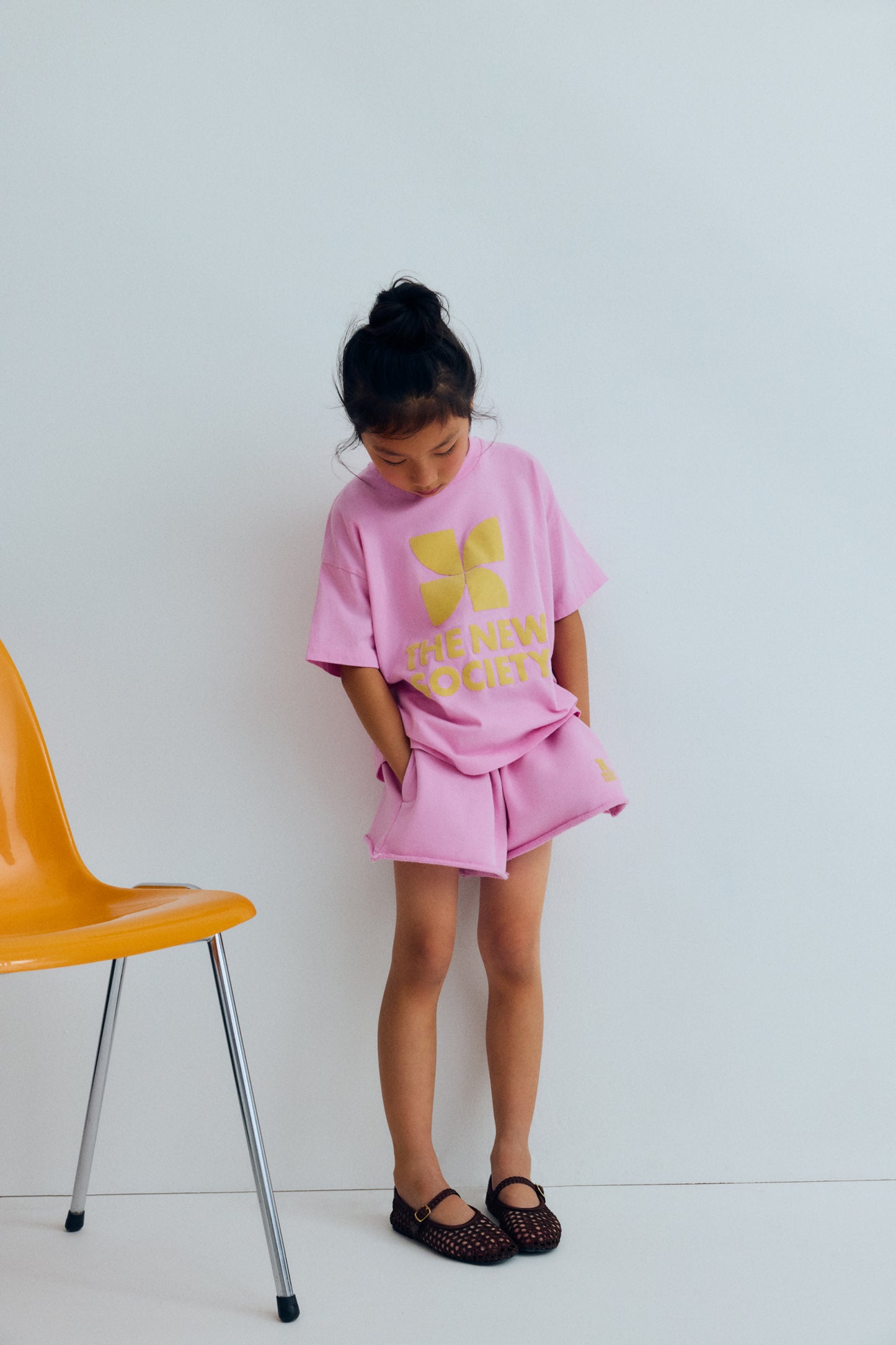 The New Society - TNS Logo T-Shirt Pink Lavander