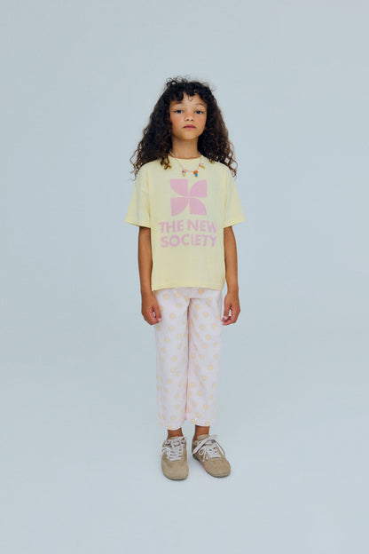 The New Society - TNS Logo T-Shirt Soft Lemon