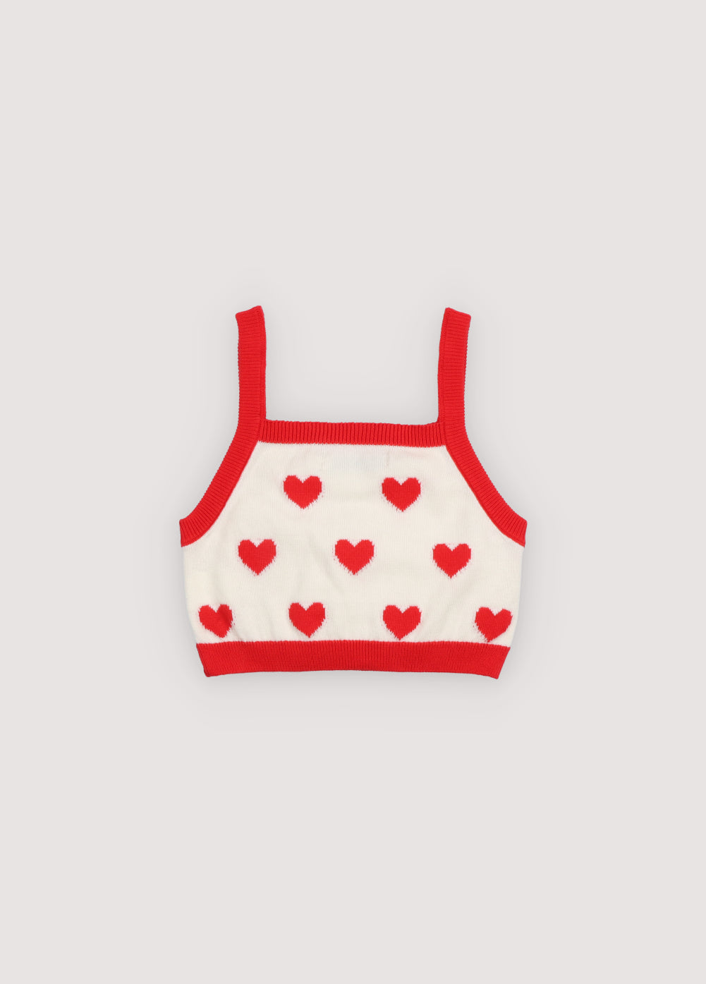 The New Society - Maqui Top Hearts Jacquard