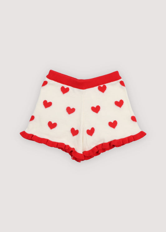 The New Society - Maqui Short Hearts Jacquard