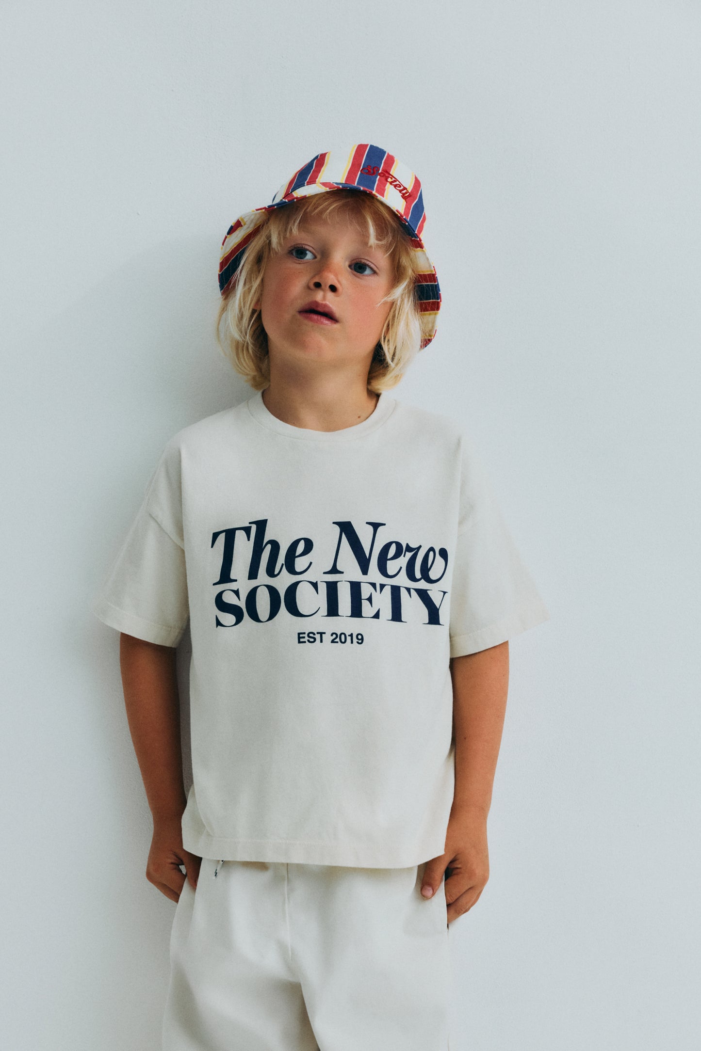 The New Society - Bonsai T-Shirt Ecru